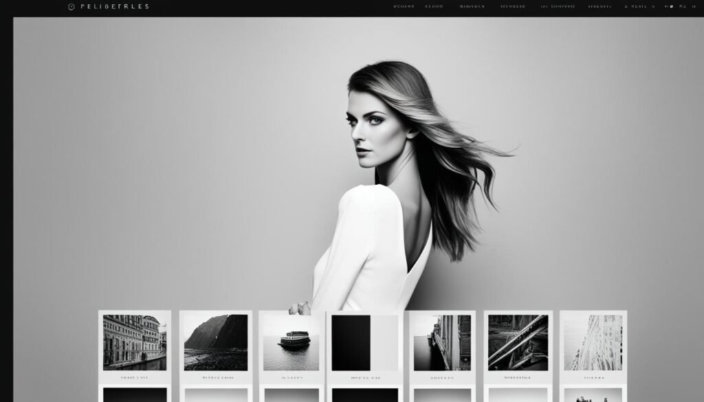 photography website design